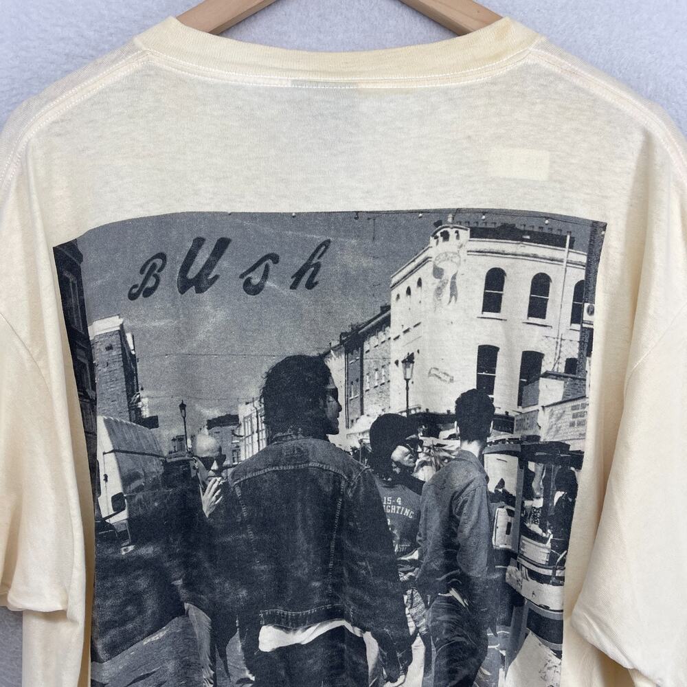 BUSH Shirt Adult XL 90s Band Kevin Westenberg Promo Gavin Rossdale GIANT TULTEX - Picture 6 of 16
